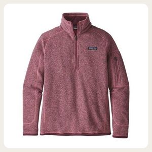 Patagonia Better Sweater 1/4 Zip in Kiln Pink (NWT)